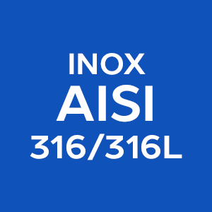 INOX AISI 316/316L badge