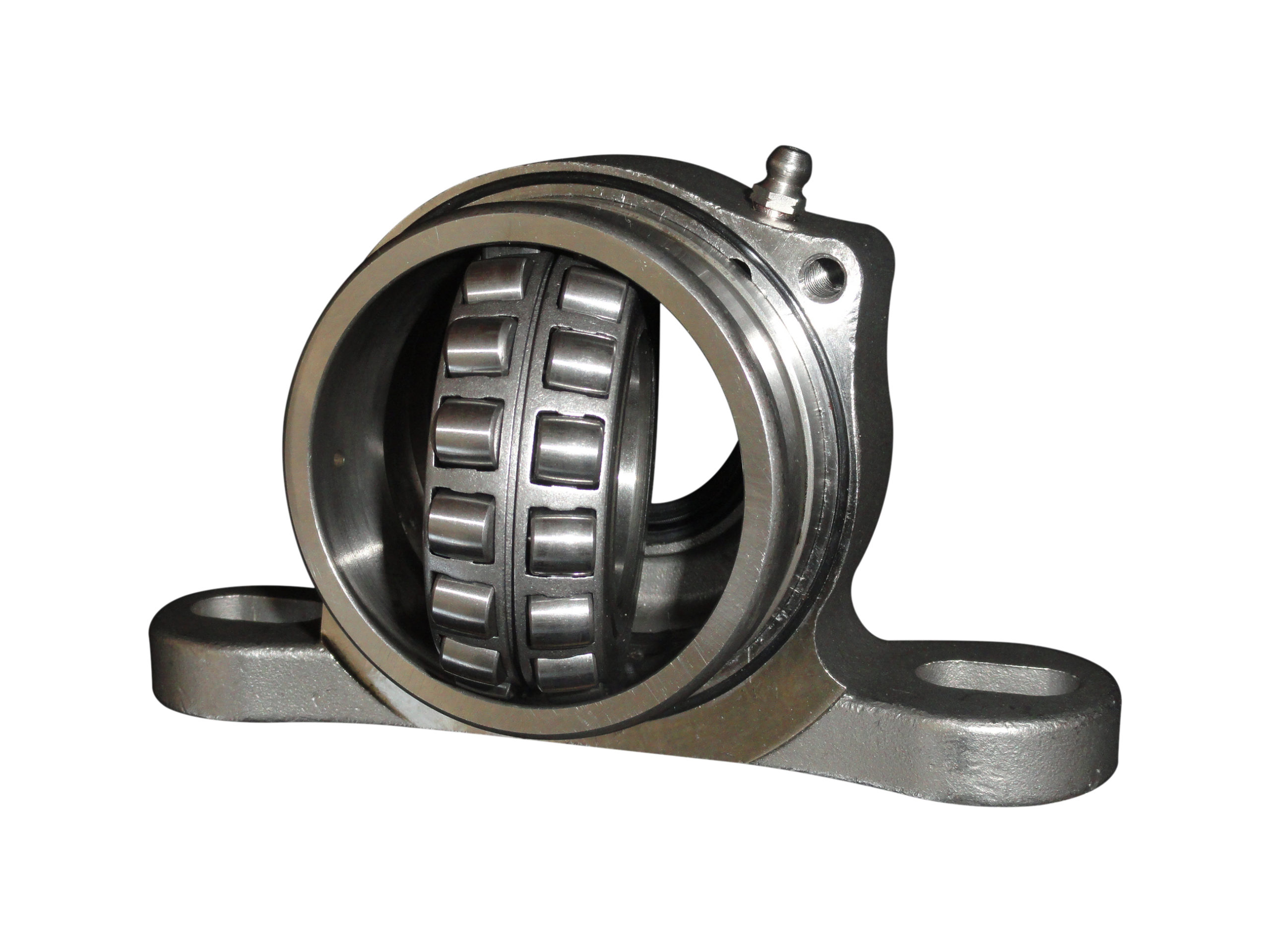 INOX Pilowblock with 2-row rollerbearing