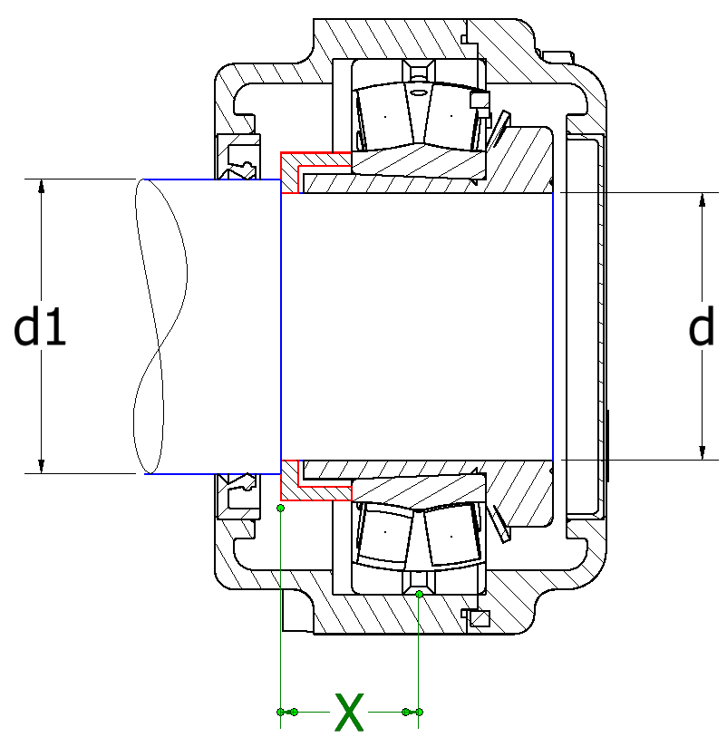 Stainless steel flange bearing with axial load carrying capacity