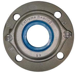Round Stainless steel Four-Bolt Heavy Duty Flange Bearing Unit