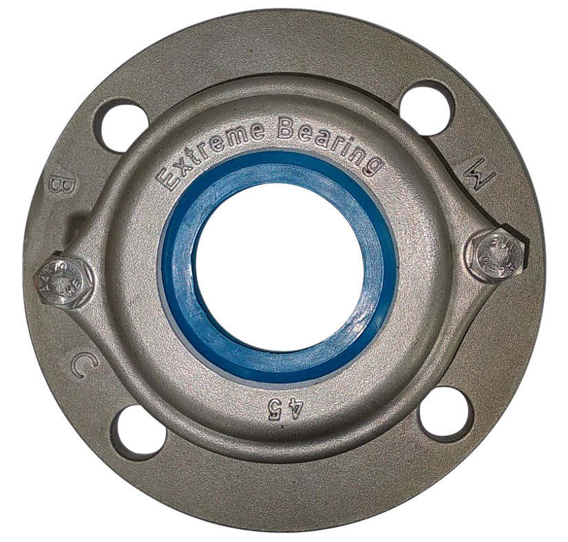 Stianles steel rounf flange bearing Round Stainless steel Four-Bolt Heavy Duty Flange Bearing Unit