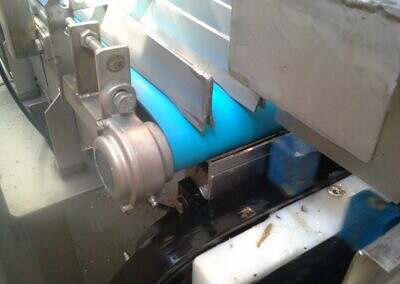 ss 316 underwater bearing harsh environment conveyor belt npl