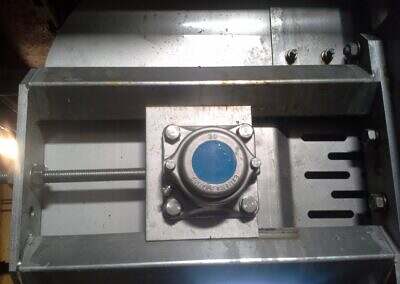 Stainless steel 4-hole flange bearing ucf208