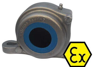 ATEX 144 2014/34/EU stainless steel pillow block flange bearing high resistance to seawater ucp100