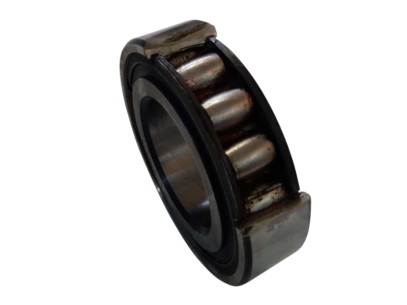 Single roller bearing with a straight smooth bore Single roller bearing with a straight smooth bore