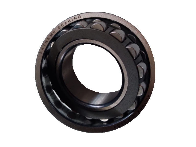 Double roller bearing with a straight smooth bore Stainlesssteel spherical double rollerbearing