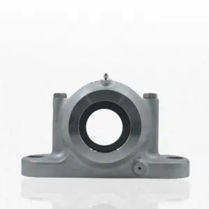Split plummer block bearing, stainless steel