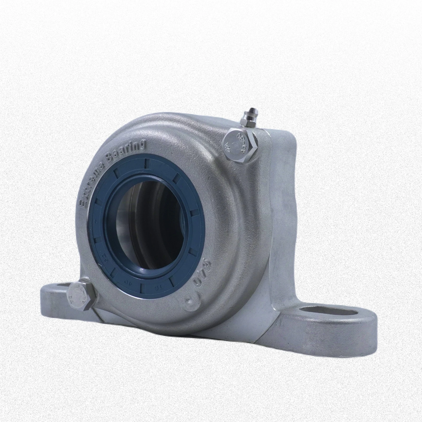 Stainless steel 316 pillow block housing for severe conditions Stainless steel 316 pillow block housing with double-row spherical roller bearing and labyrinth seal for submerged or heavy washdown use