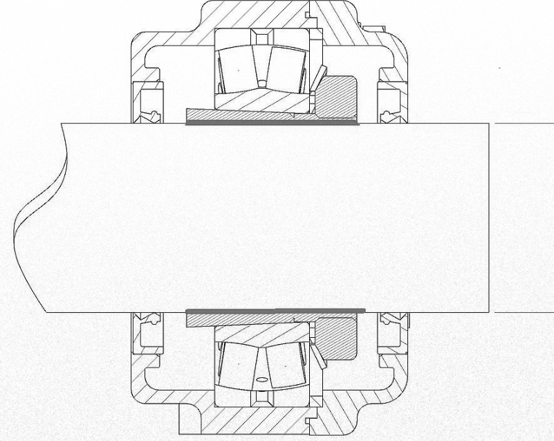 Bearing with adapter sleeve
