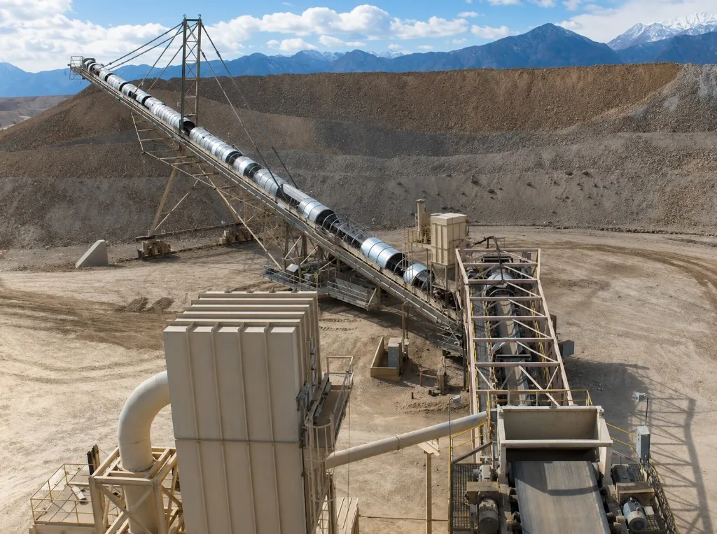 taper-roller-mining-conveyor-application