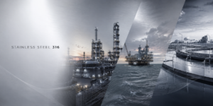 Stainless Steel 316 bearing units used in offshore, refinery, and water treatment industrial environments, highlighting Extreme Bearing performance in demanding conditions.