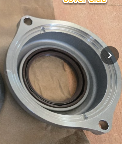 Heavy-duty stainless steel bearing unit end cover Extreme Bearing heavy-duty stainless steel end cover mounted on a bearing housing